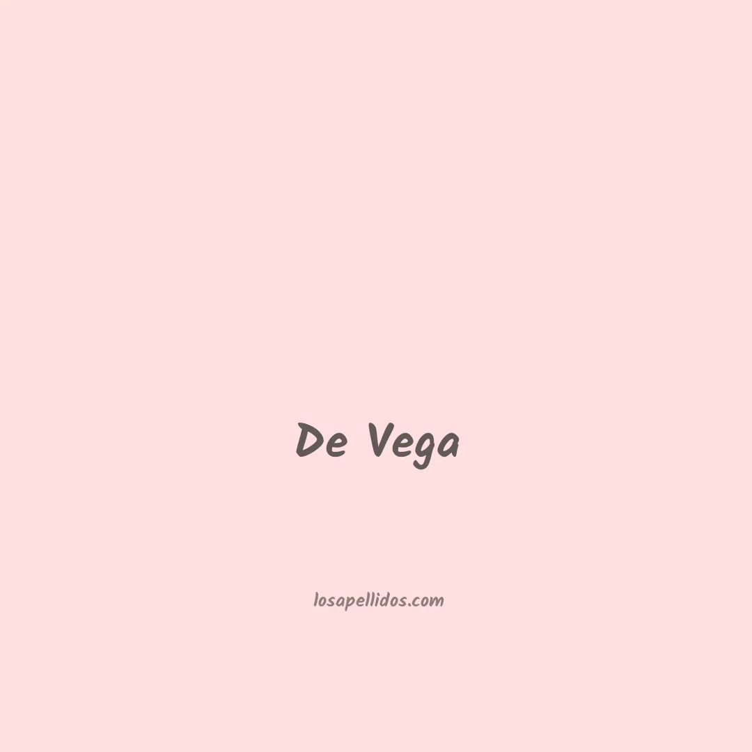 De vega en chino