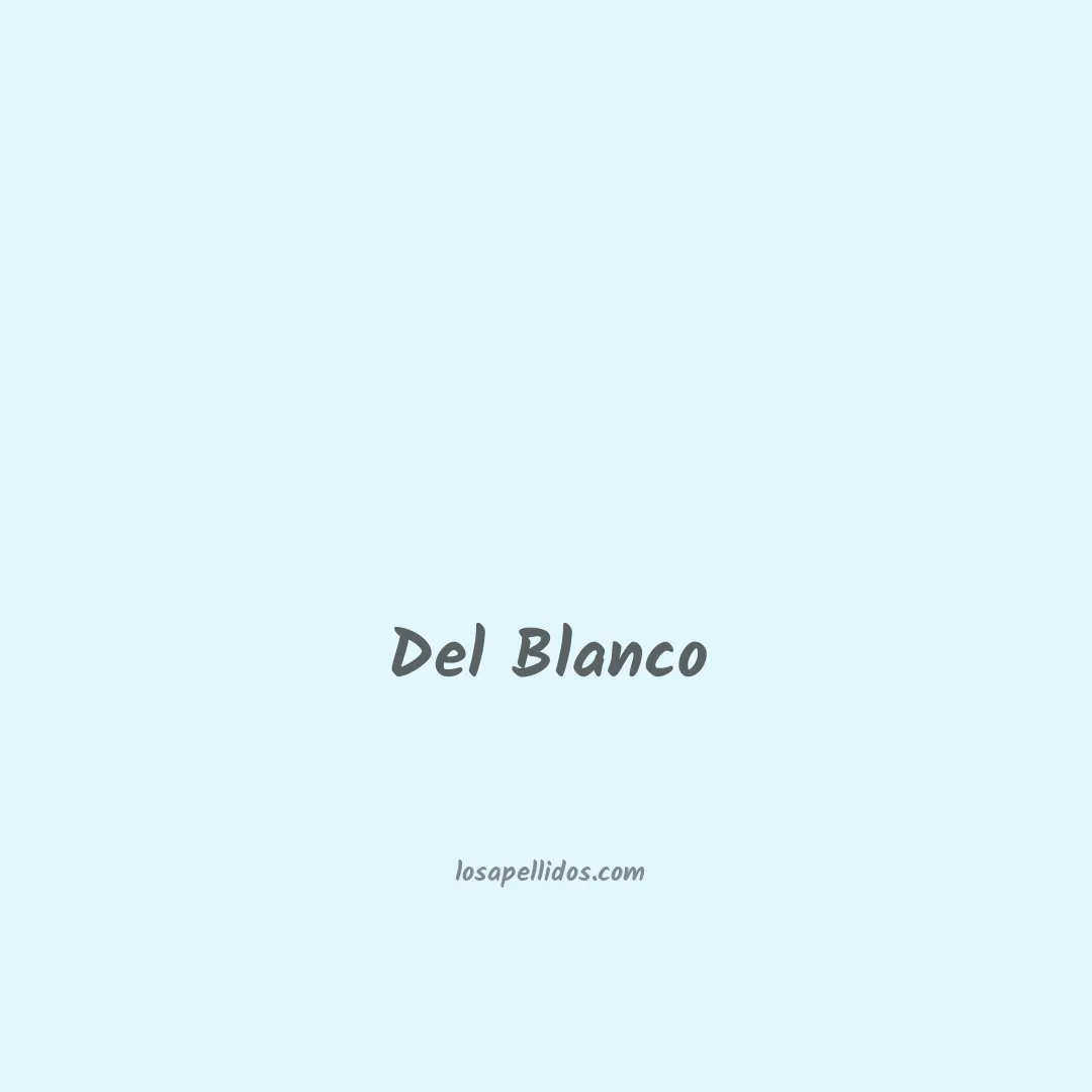 Del blanco en chino
