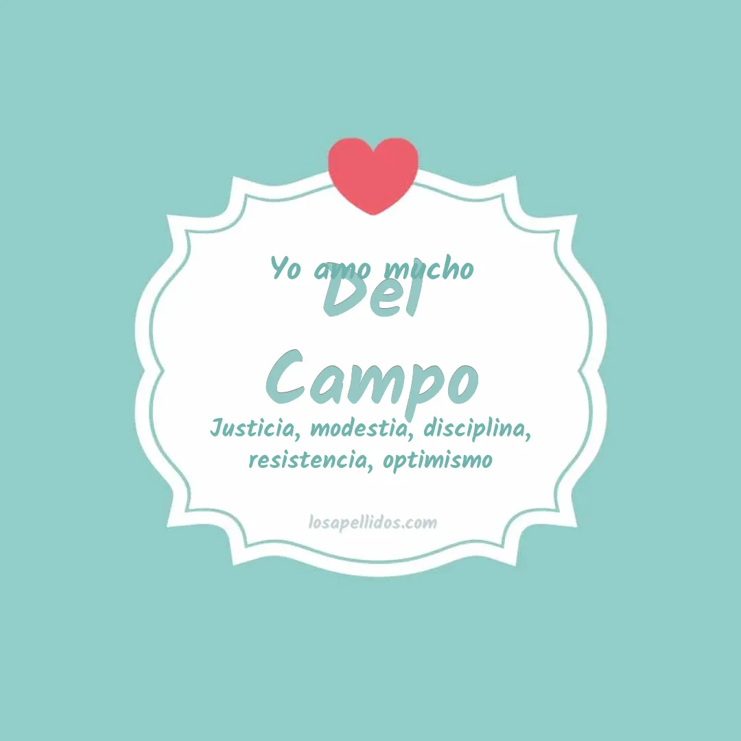 Yo amo mucho Del campo