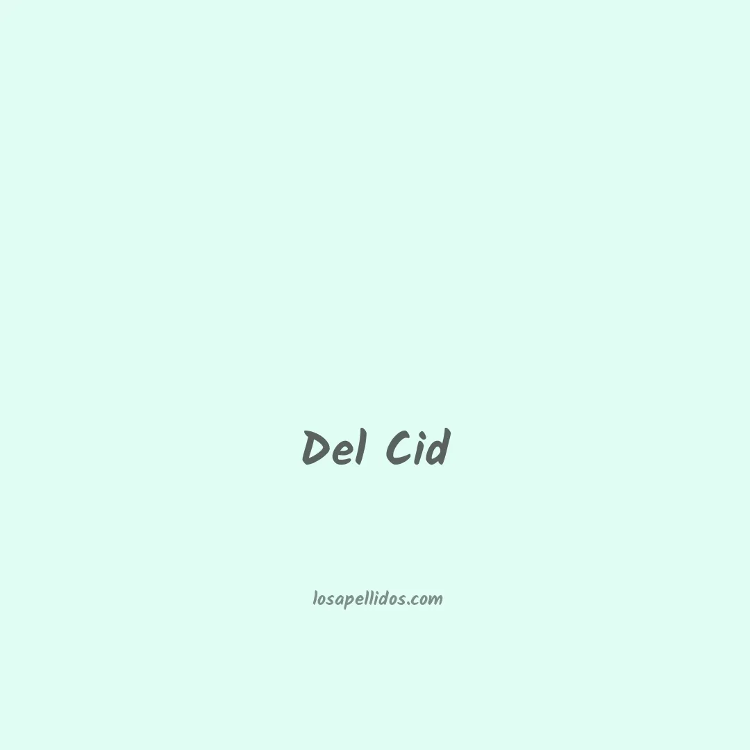 Del cid en chino