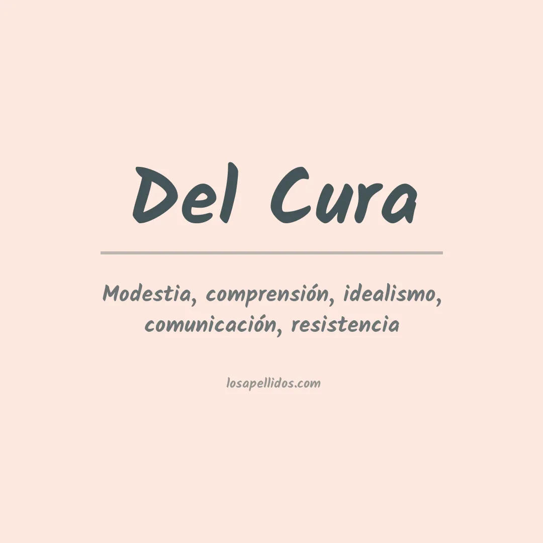 Significado del Apellido Del cura