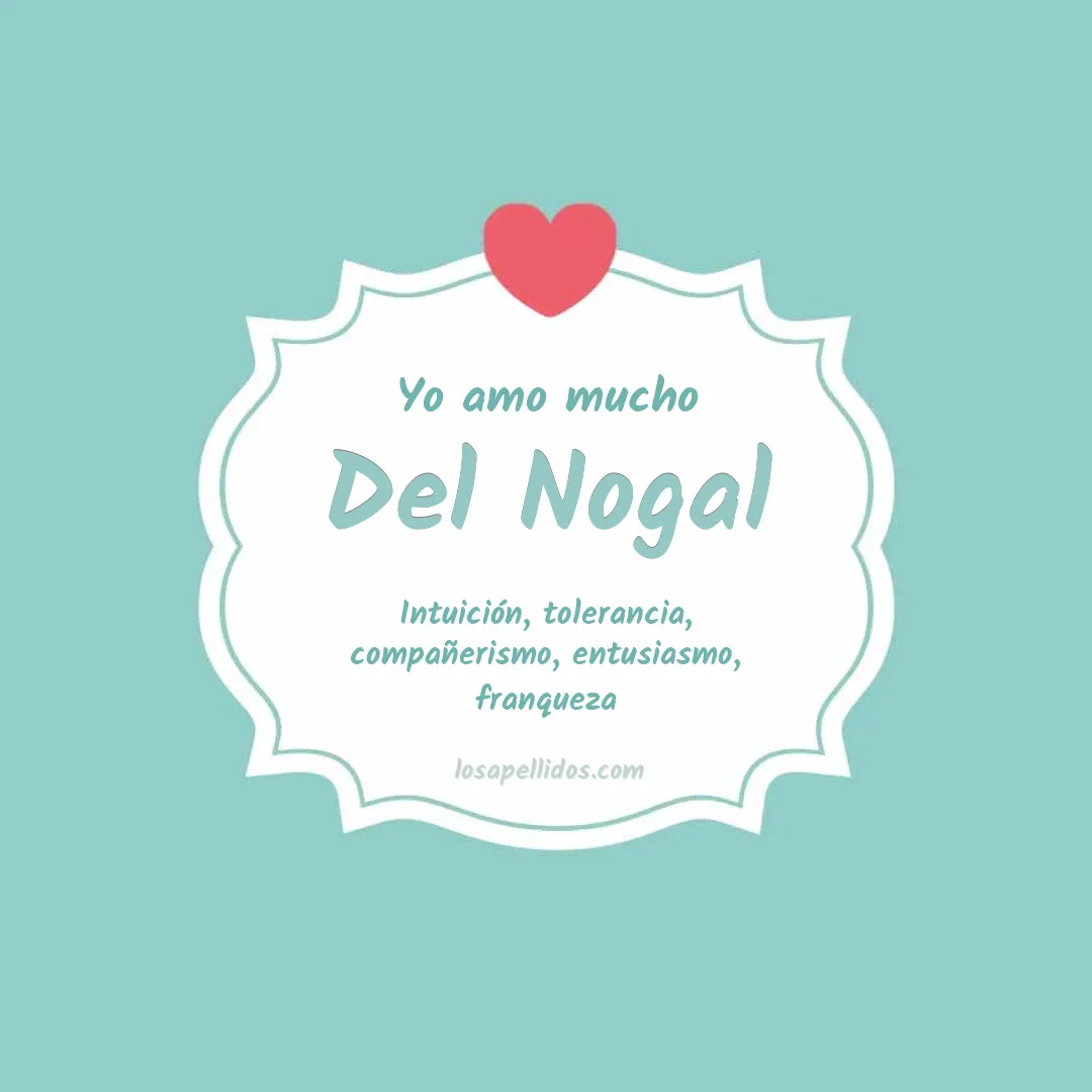 Yo amo mucho Del nogal