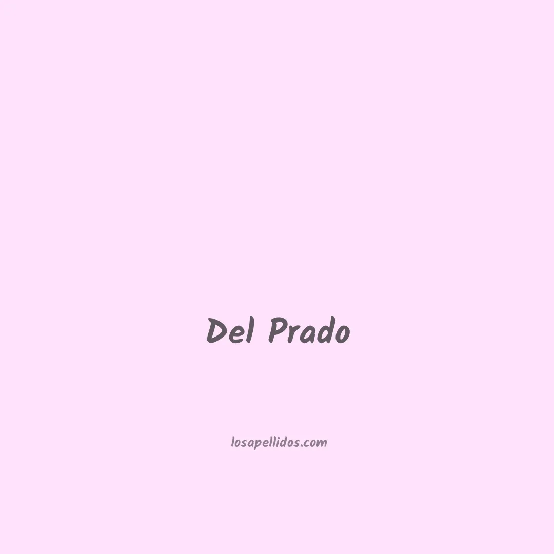Del prado en chino