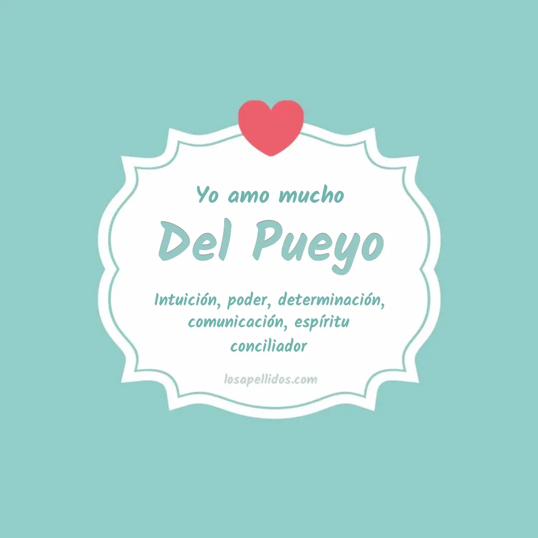 Yo amo mucho Del pueyo