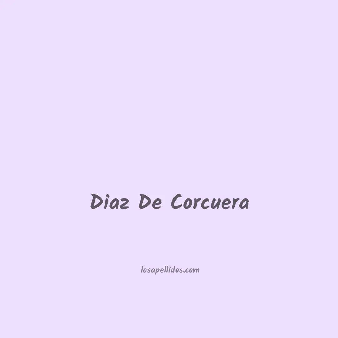Diaz de corcuera en chino