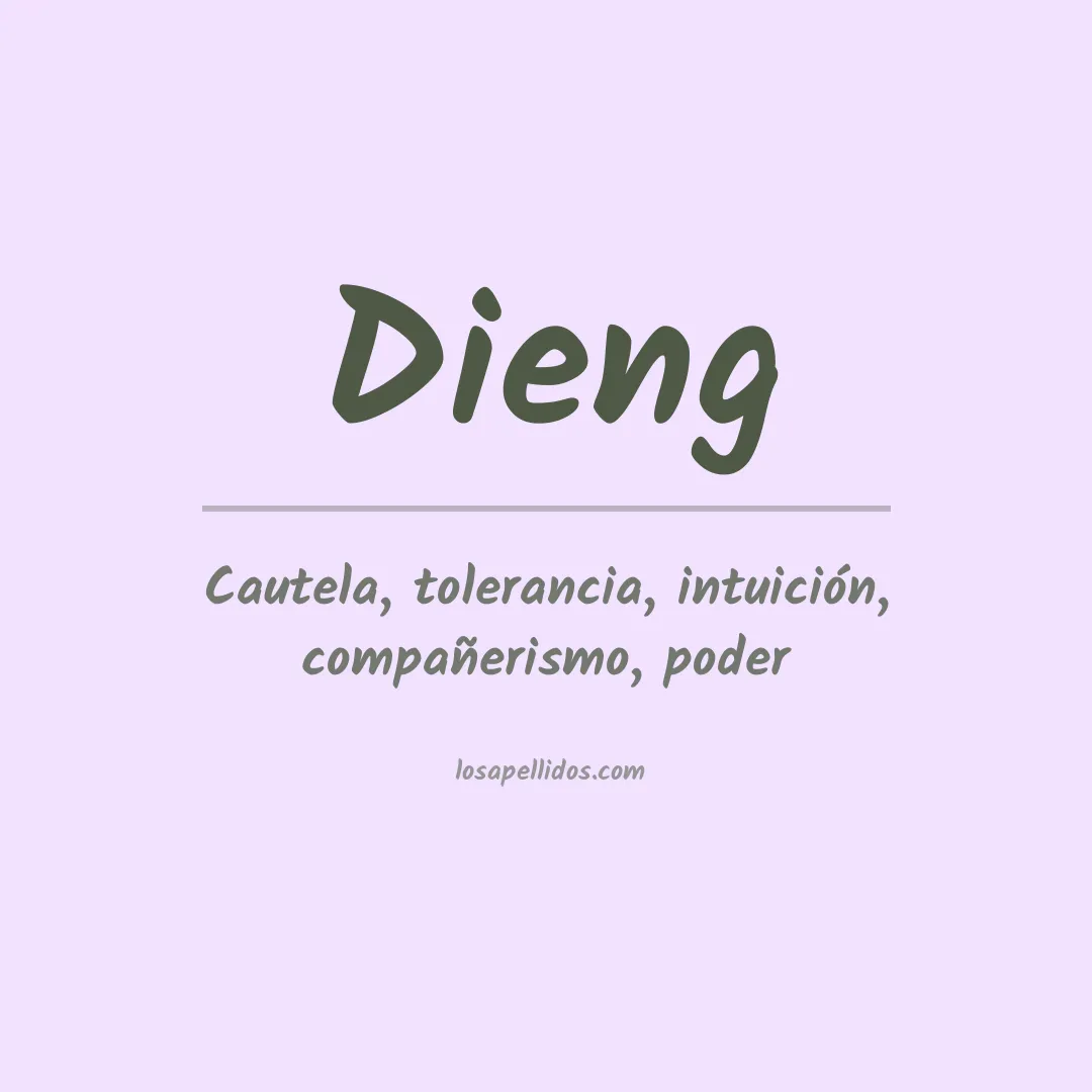 Significado del Apellido Dieng