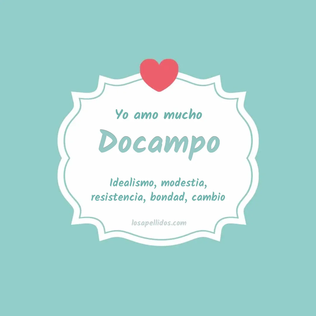 Yo amo mucho Docampo