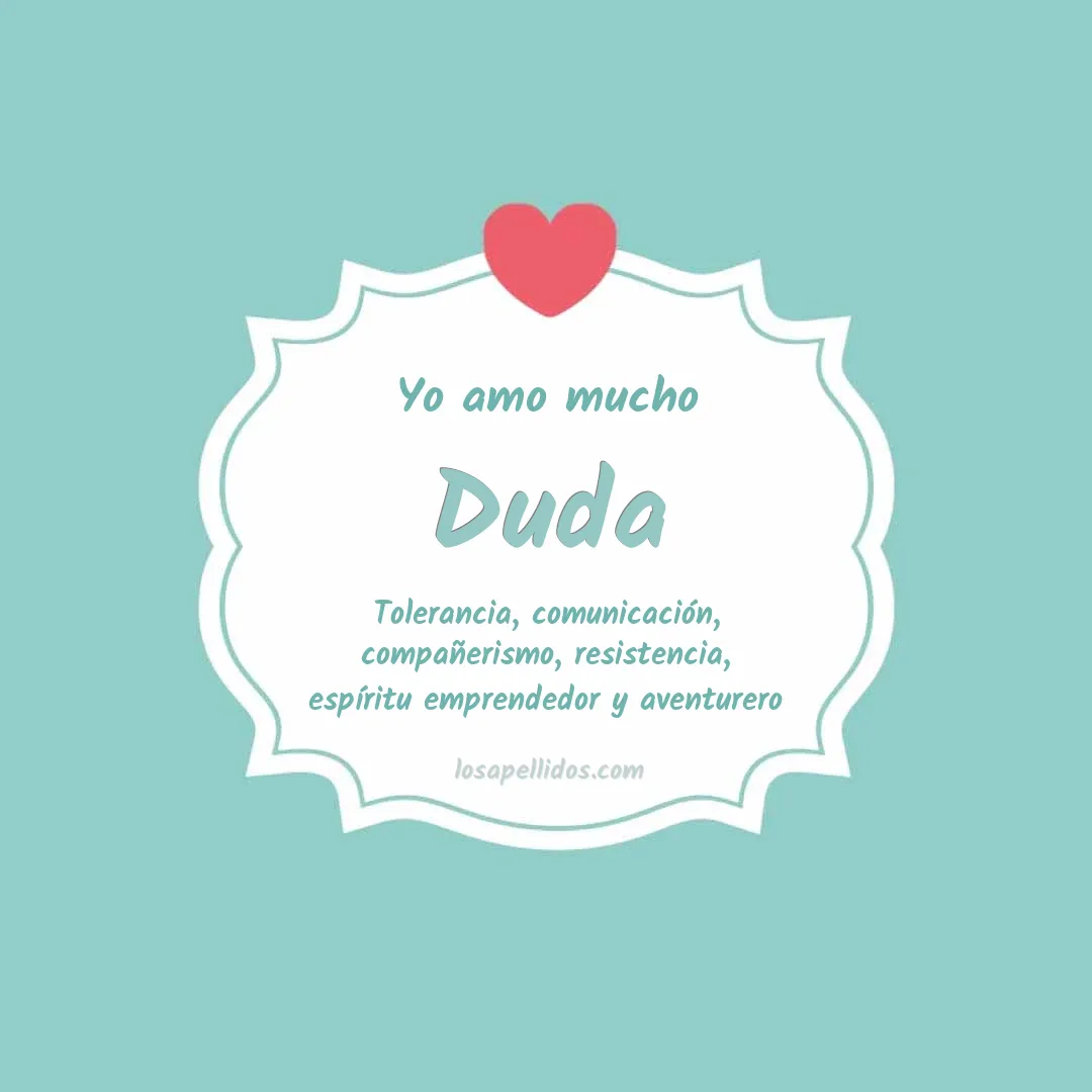 Yo amo mucho Duda