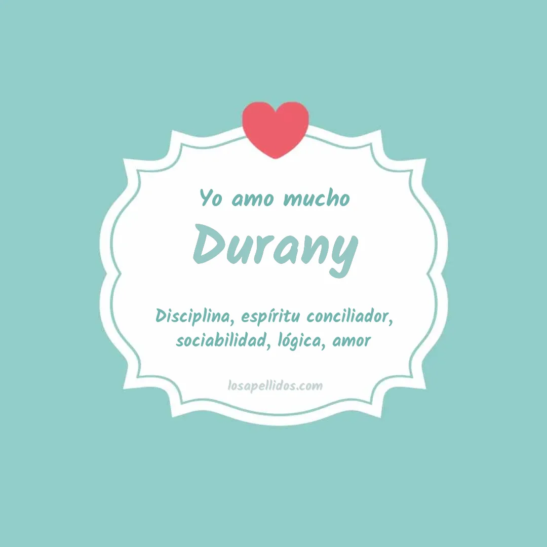 Yo amo mucho Durany
