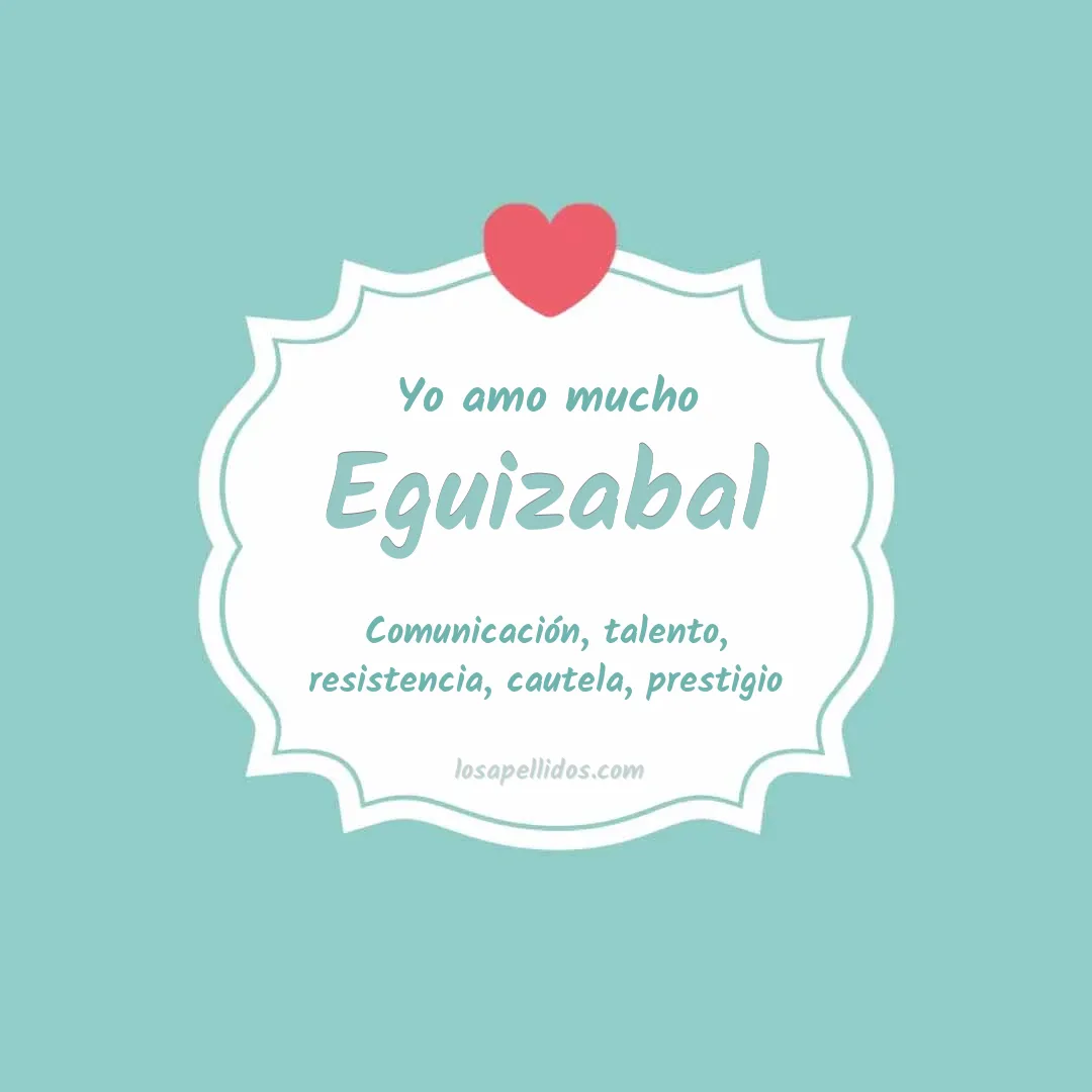 Yo amo mucho Eguizabal