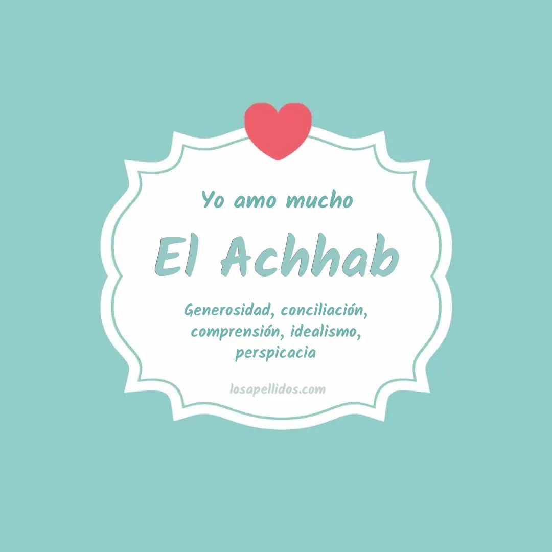 Yo amo mucho El achhab