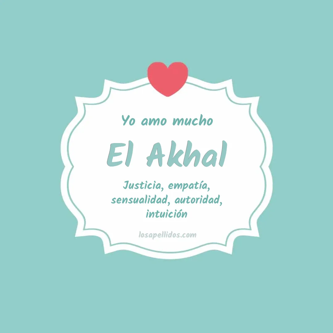 Yo amo mucho El akhal
