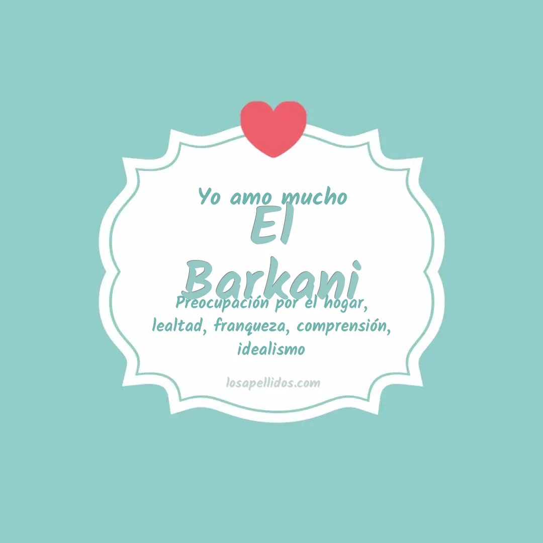 Yo amo mucho El barkani