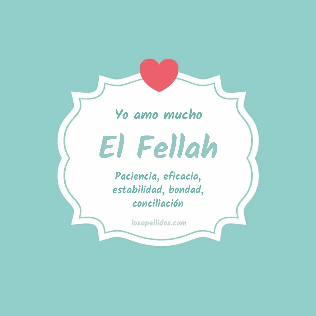 Yo amo mucho El fellah