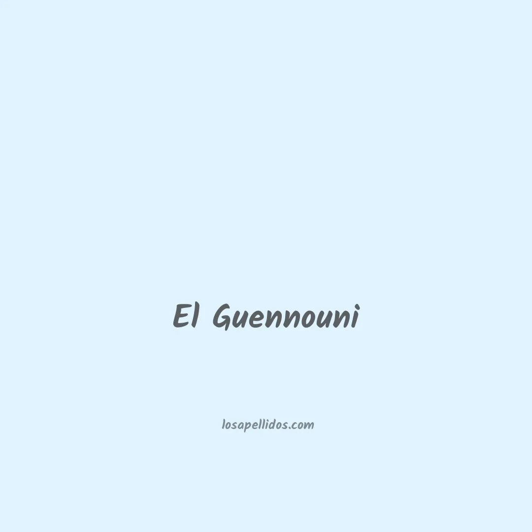 El guennouni en chino