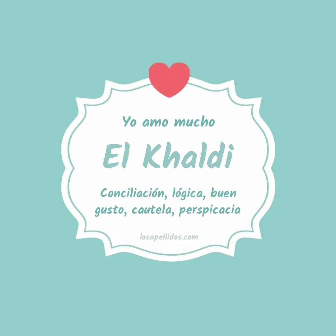 Yo amo mucho El khaldi