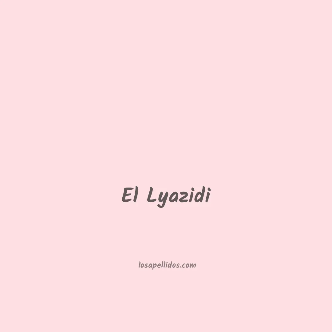 El lyazidi en chino
