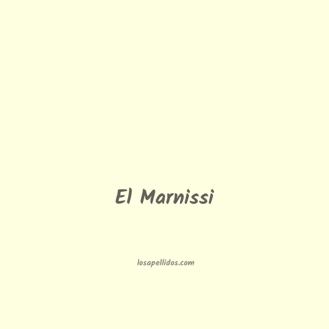 El marnissi en chino