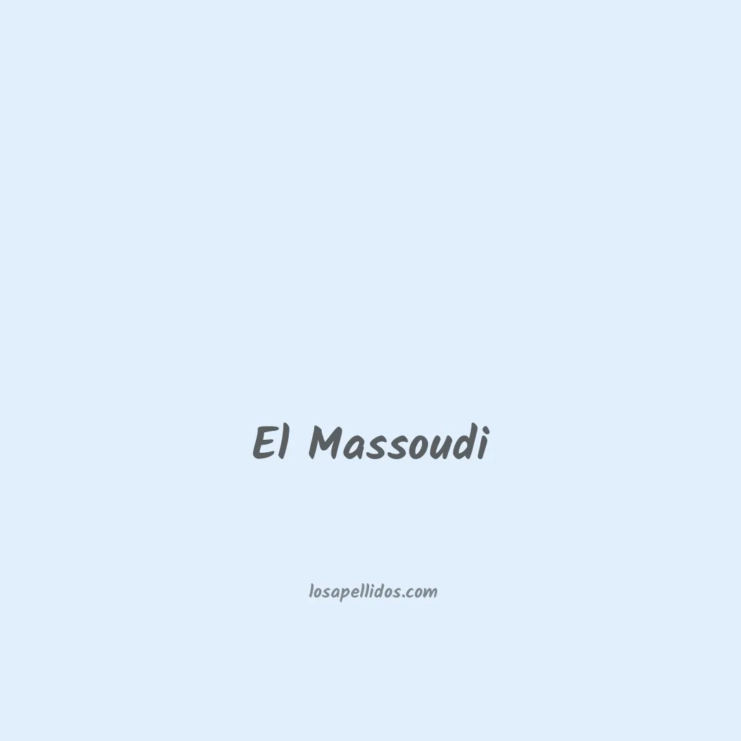 El massoudi en chino