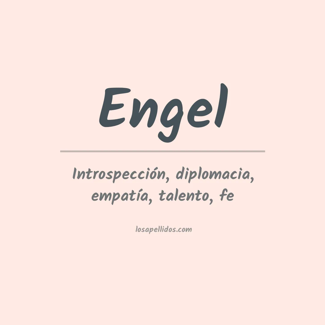 Significado del Apellido Engel