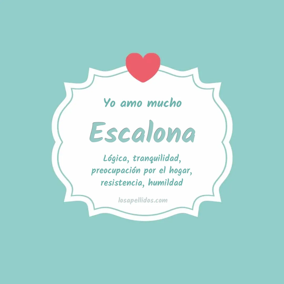 Yo amo mucho Escalona