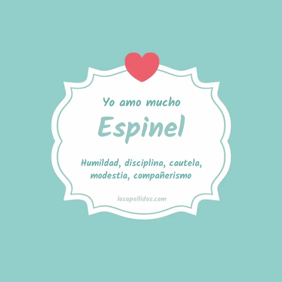 Yo amo mucho Espinel