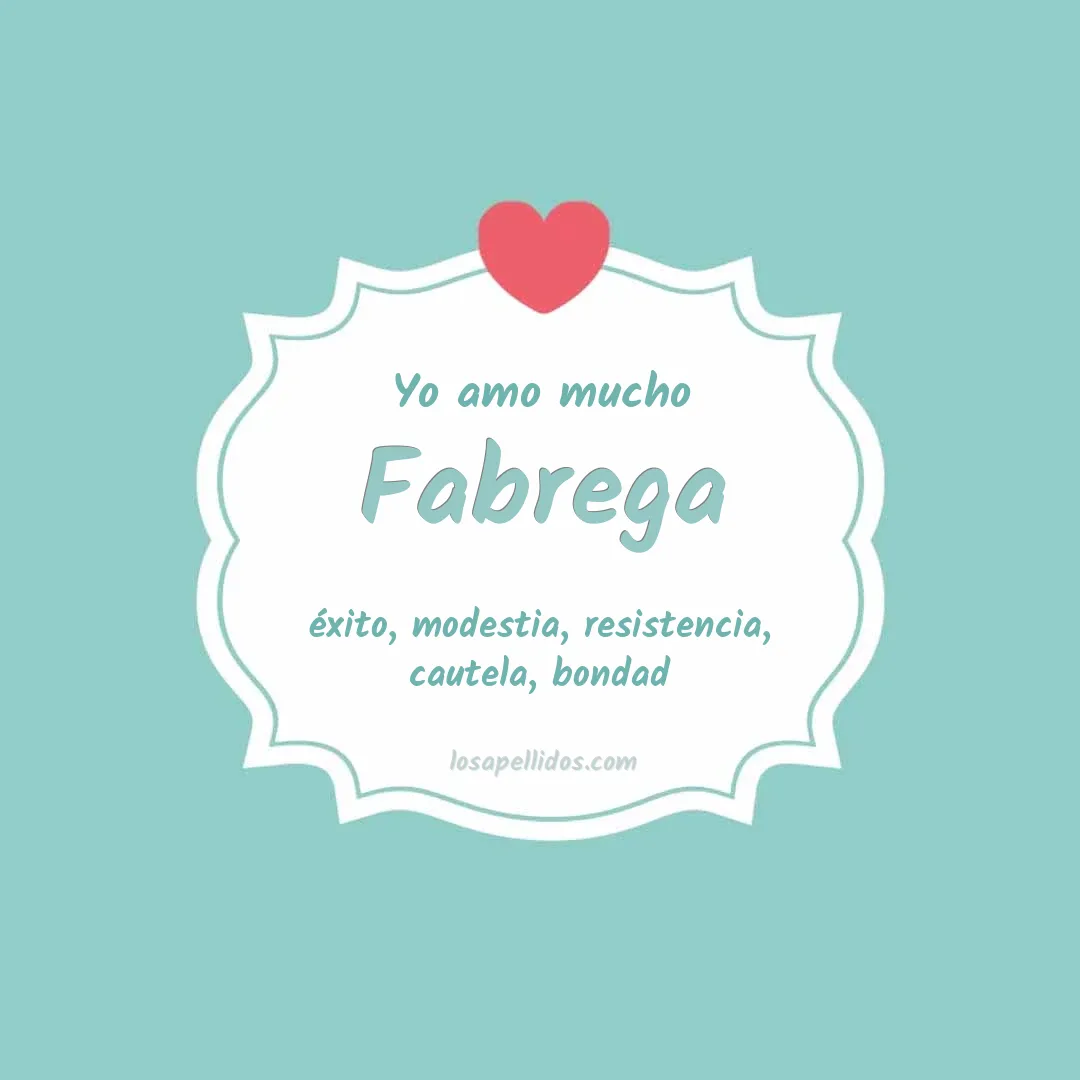 Yo amo mucho Fabrega