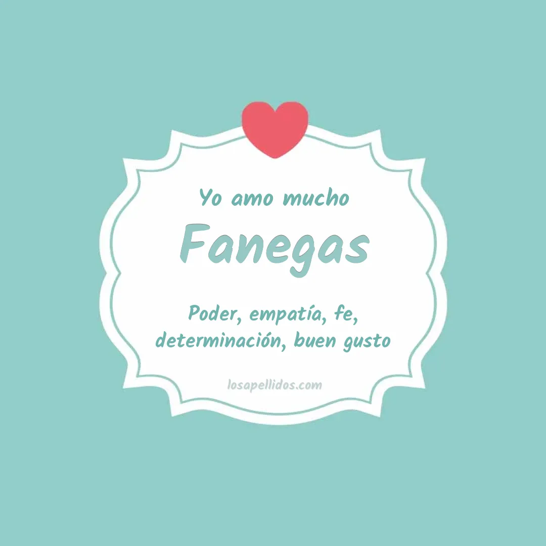 Yo amo mucho Fanegas