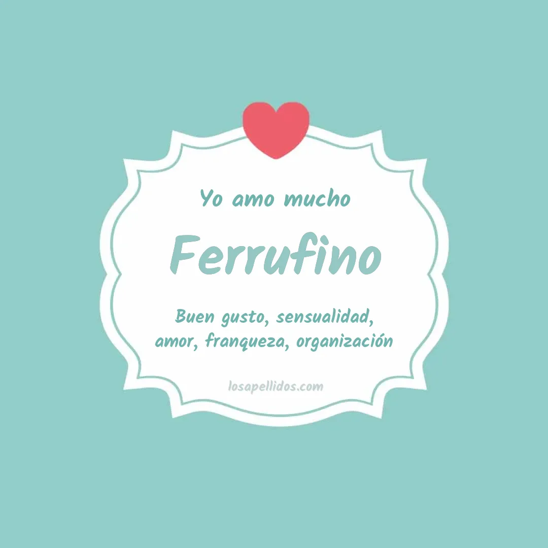 Yo amo mucho Ferrufino