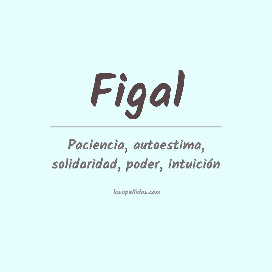 Significado del Apellido Figal