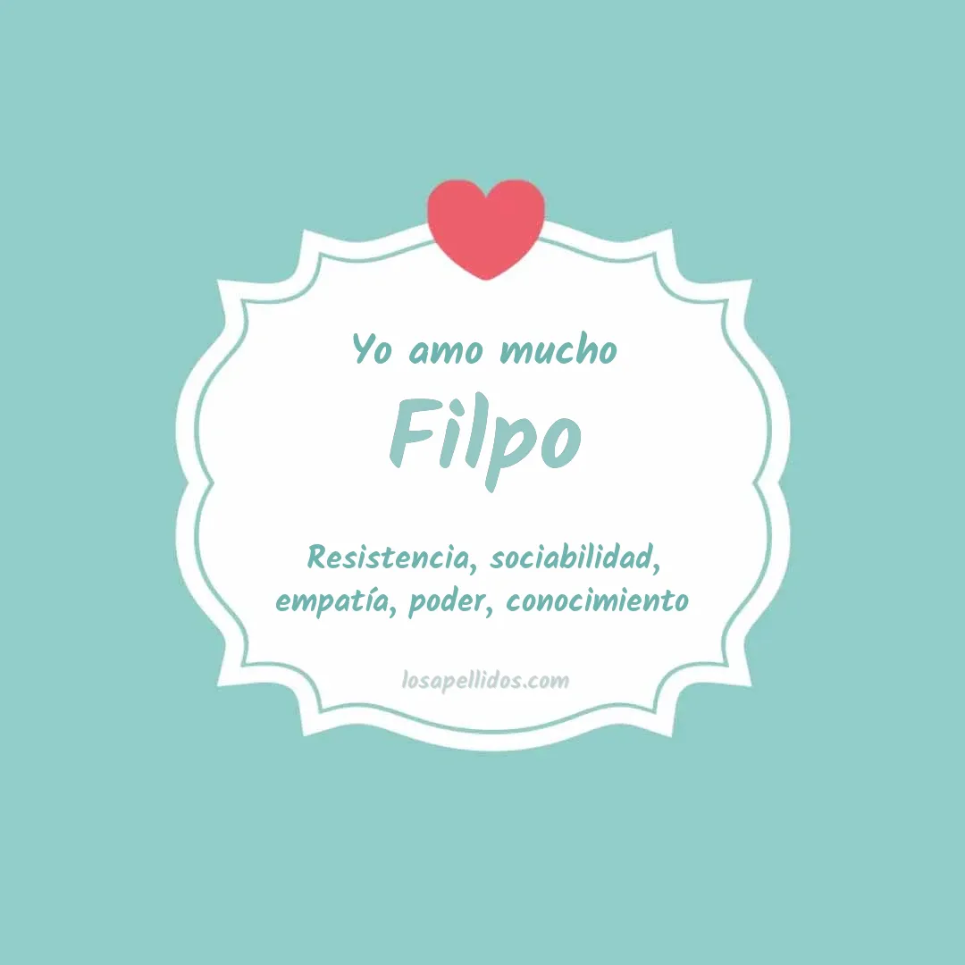 Yo amo mucho Filpo