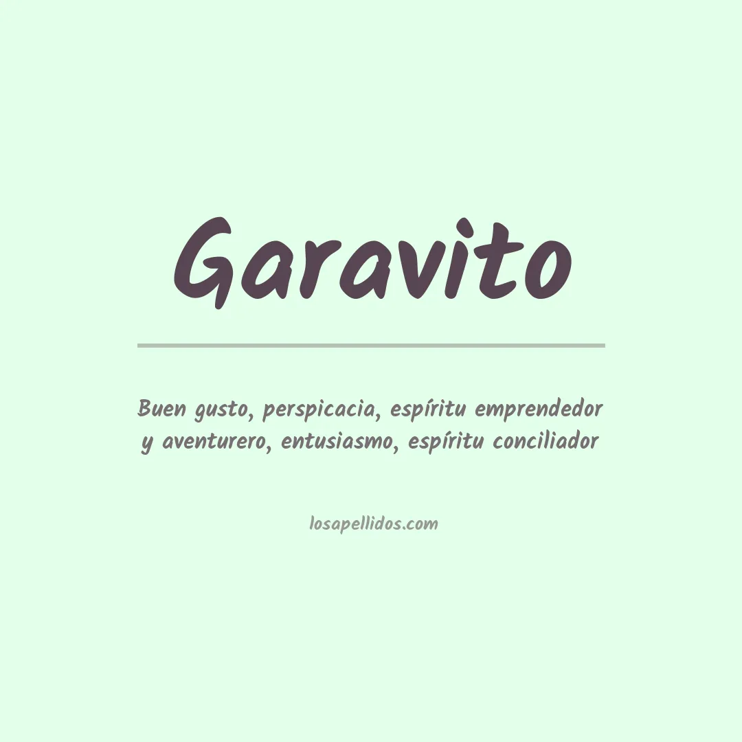 Significado del Apellido Garavito
