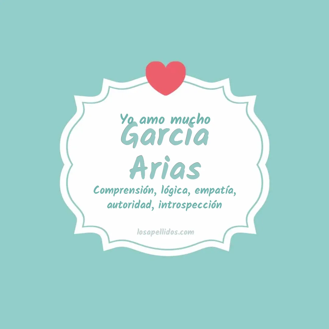 Yo amo mucho Garcia arias