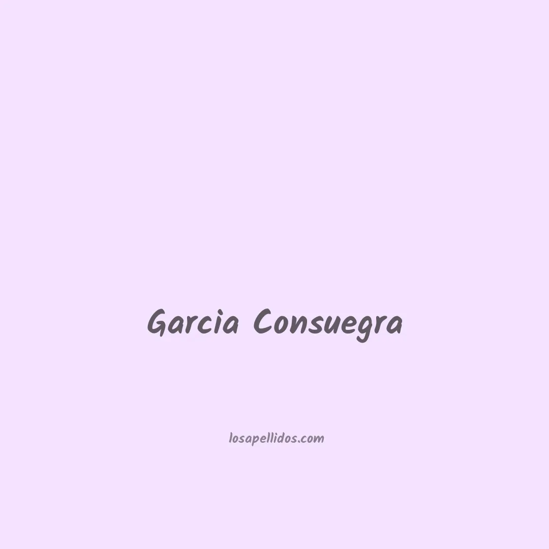 Garcia consuegra en chino