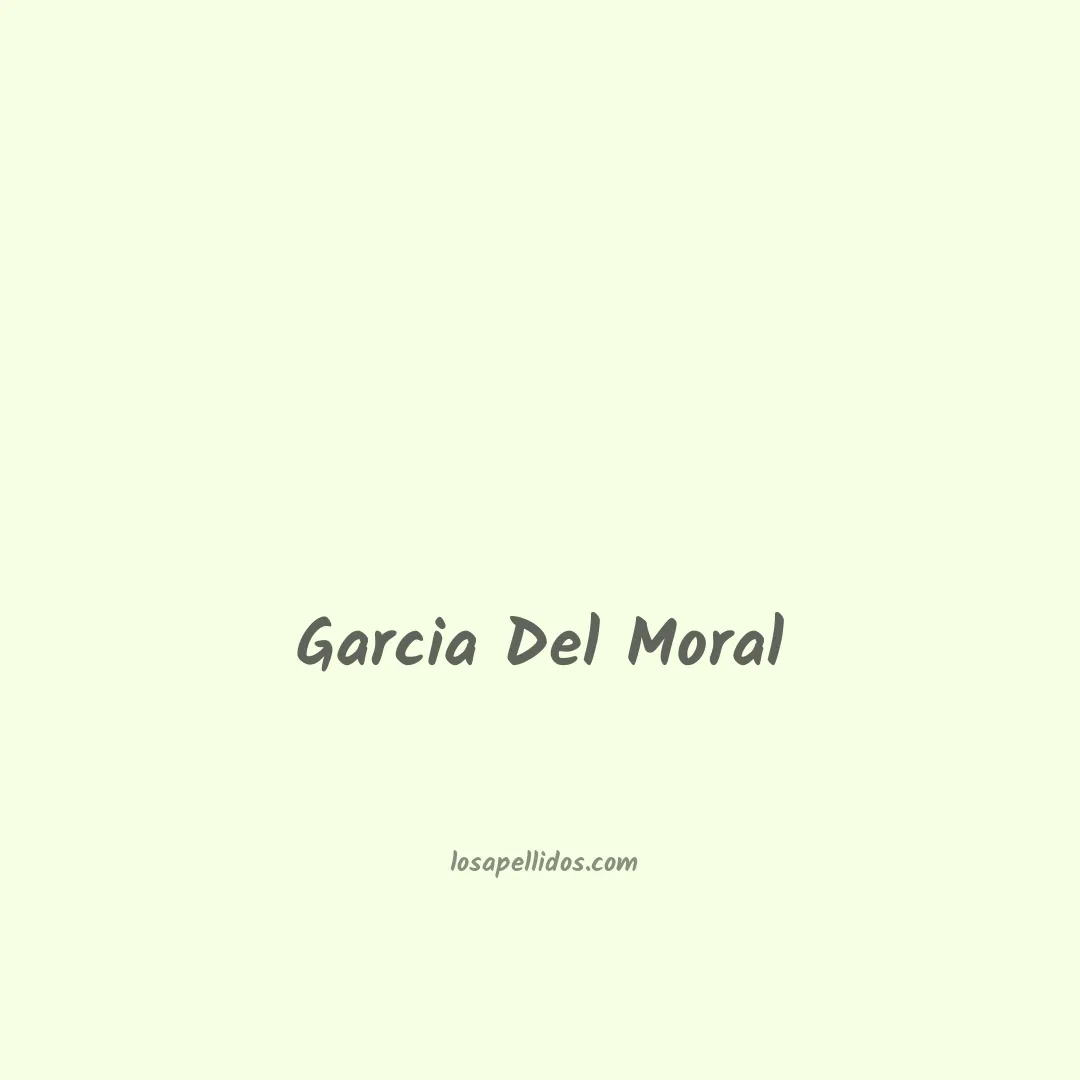 Garcia del moral en chino