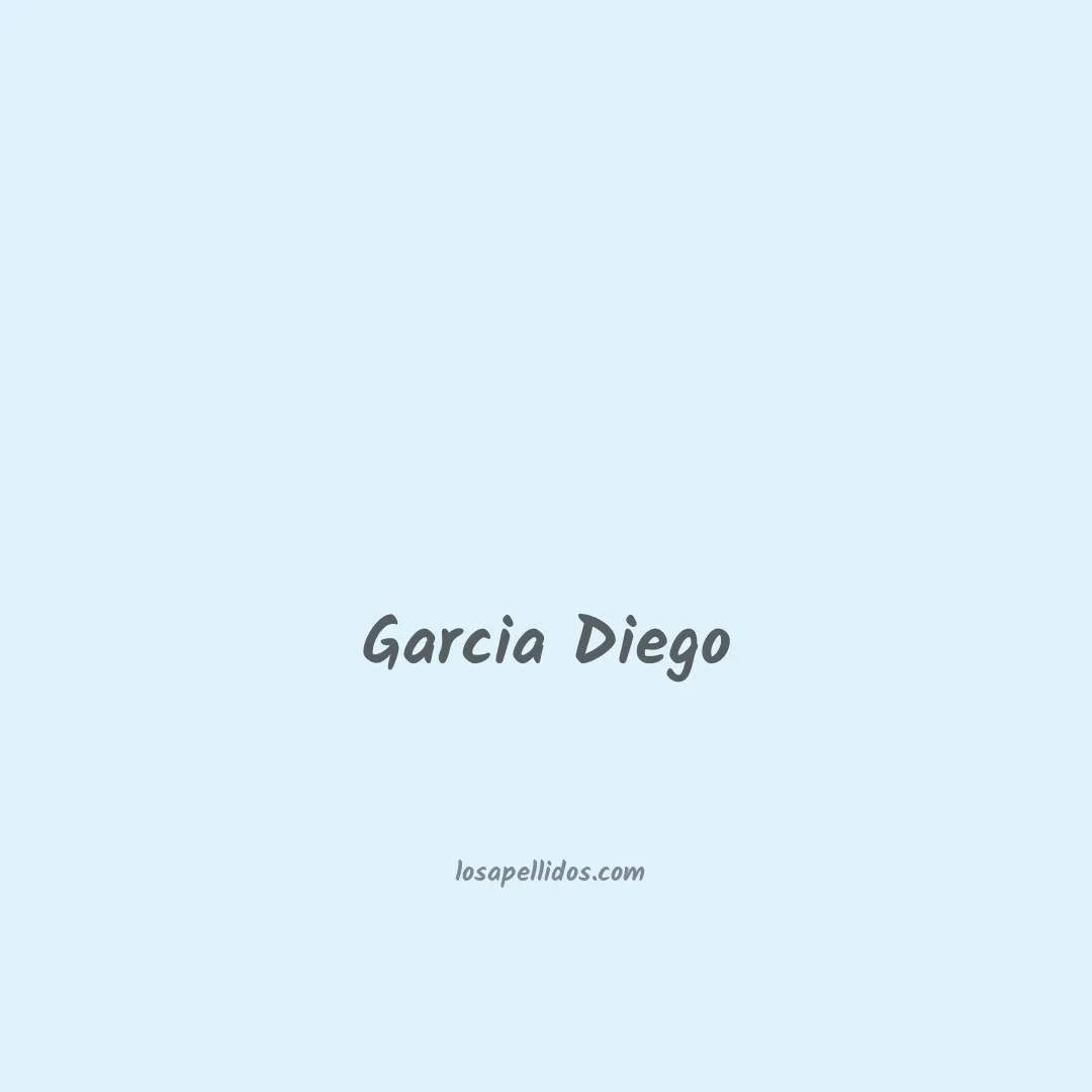 Garcia diego en chino