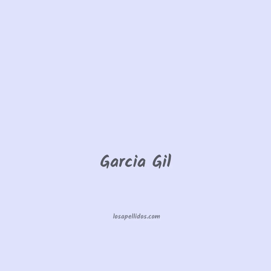 Garcia gil en chino
