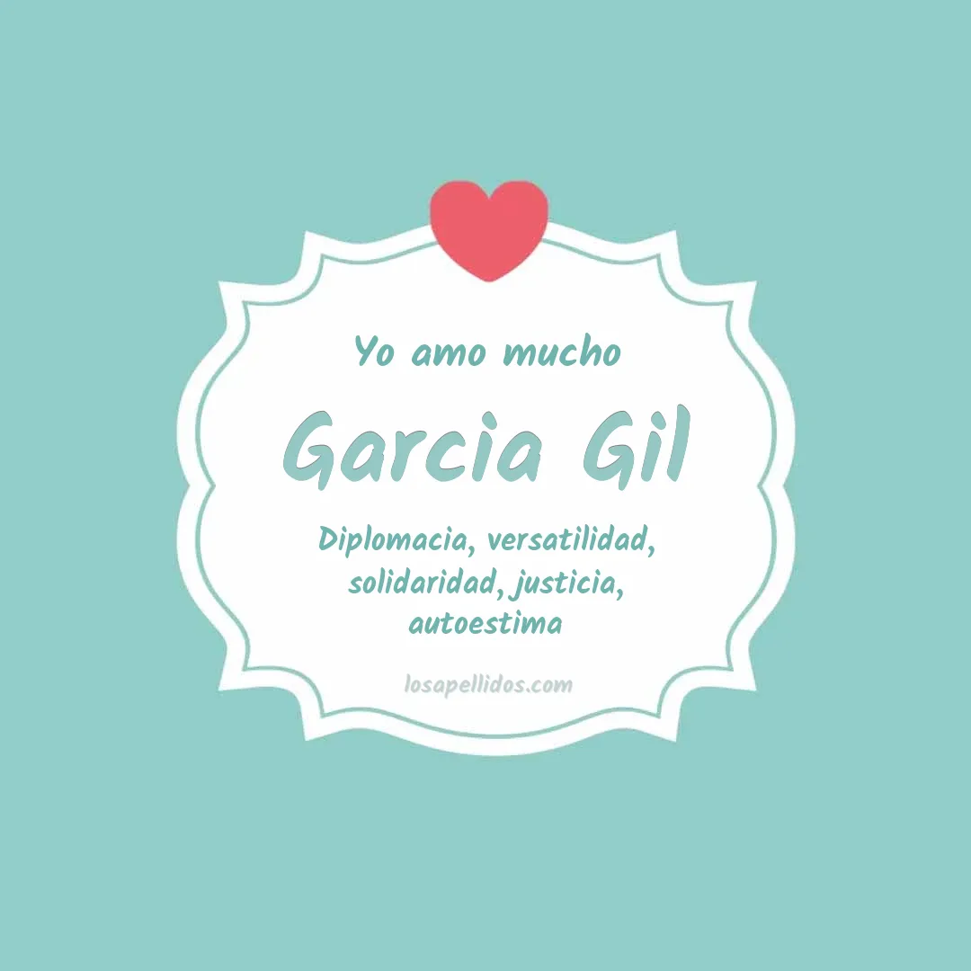 Yo amo mucho Garcia gil