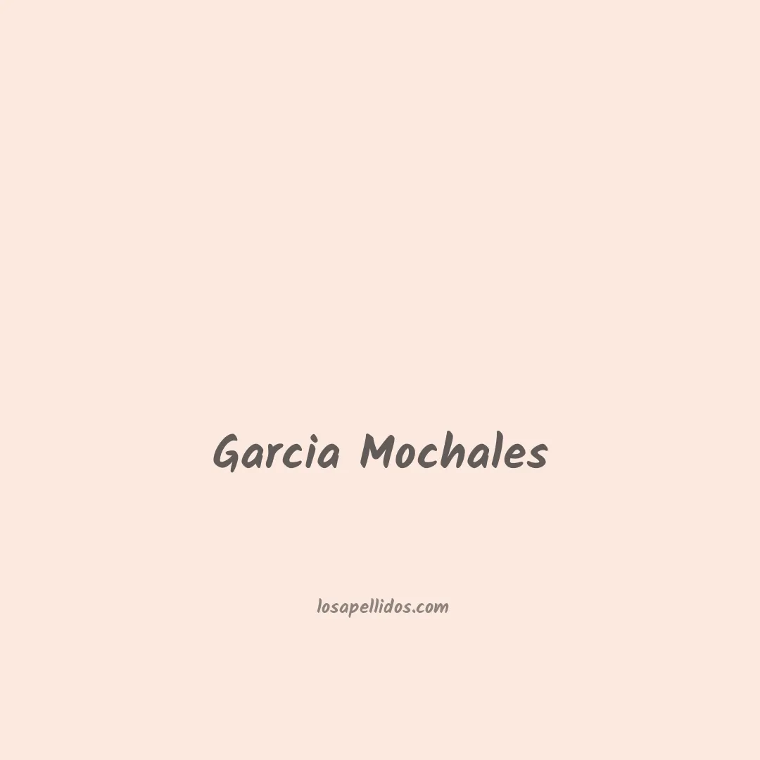 Garcia mochales en chino