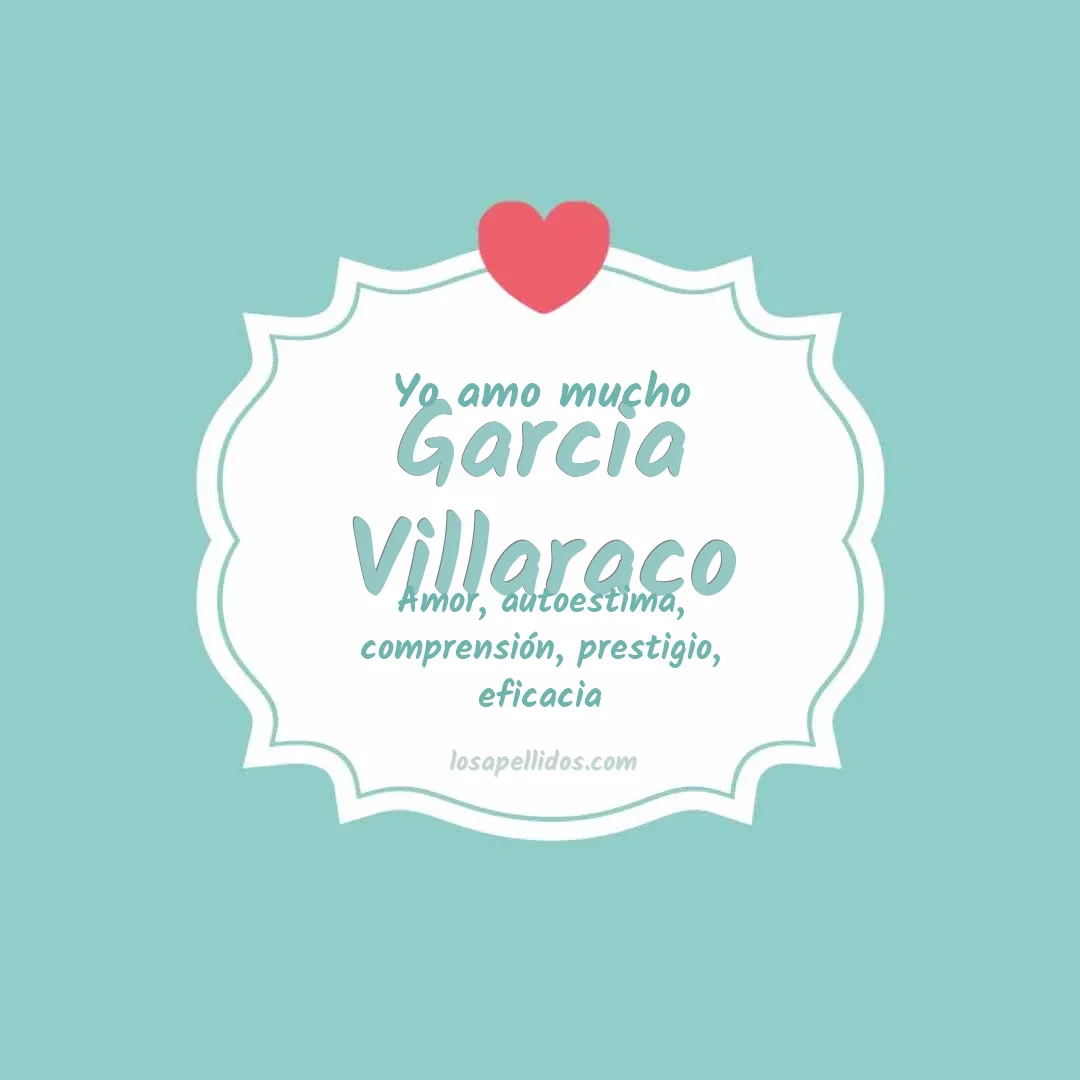 Yo amo mucho Garcia villaraco