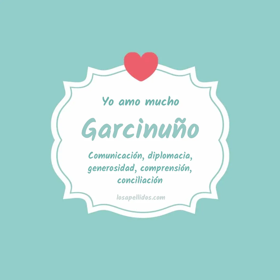 Yo amo mucho Garcinuño