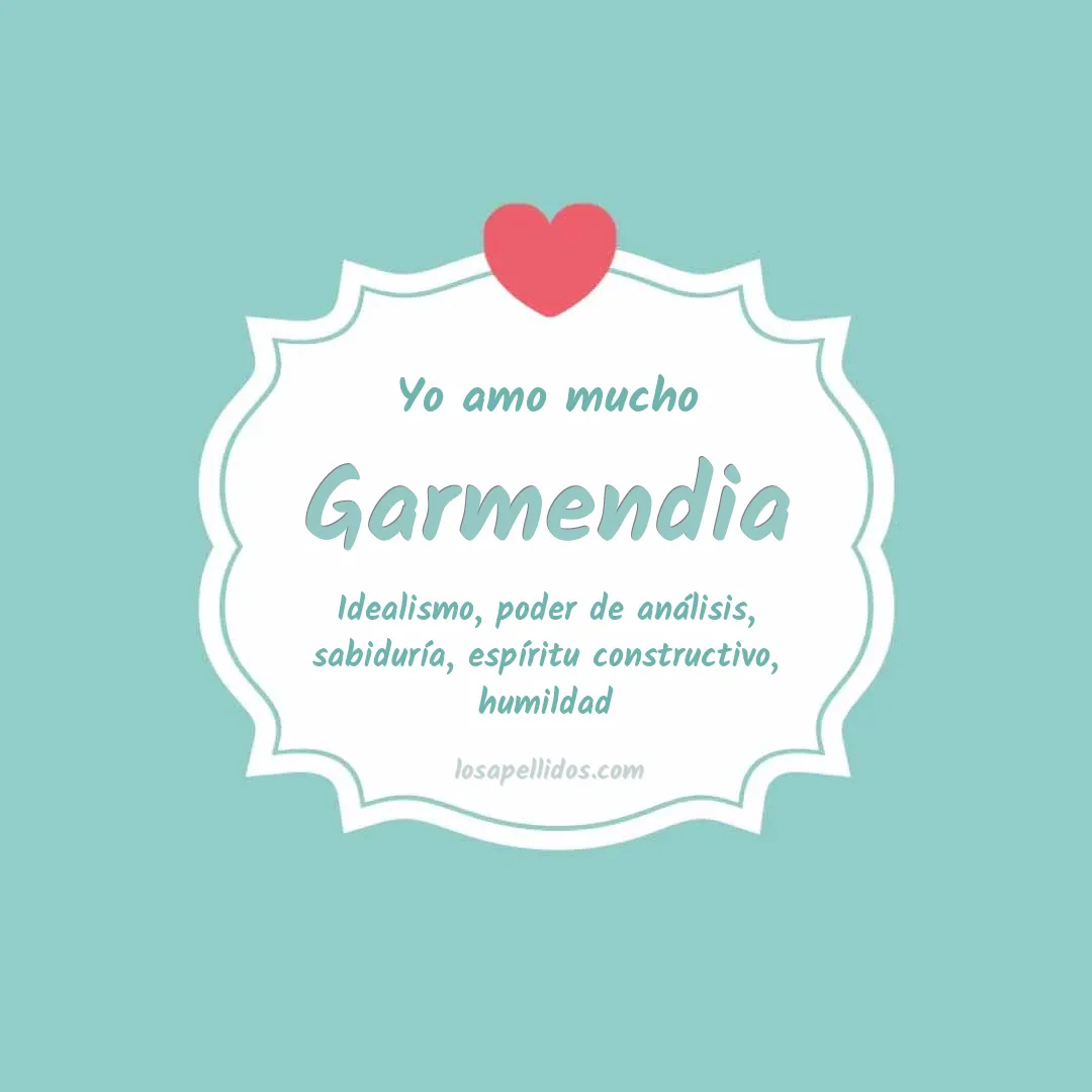 Yo amo mucho Garmendia