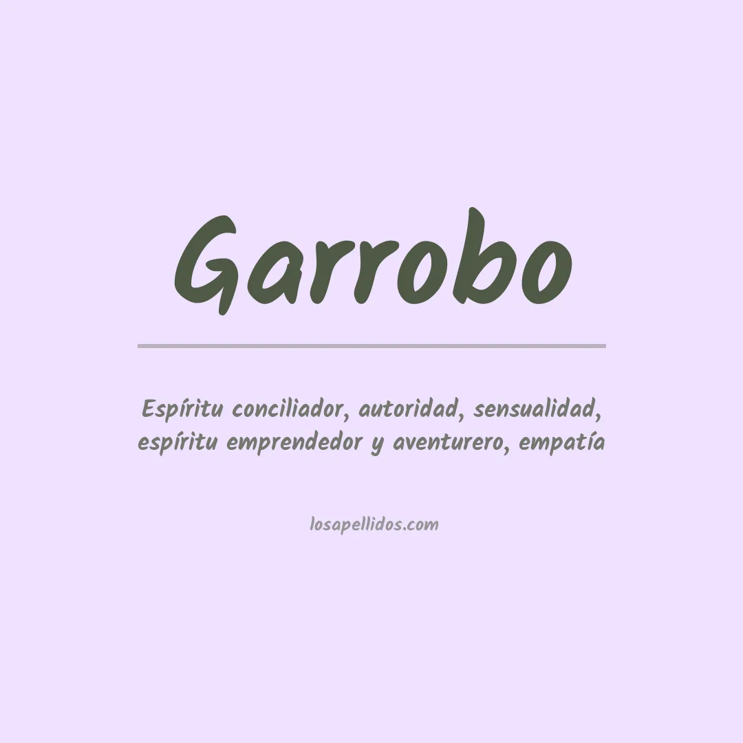 Significado del Apellido Garrobo