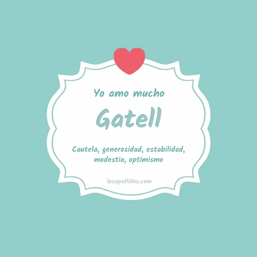Yo amo mucho Gatell