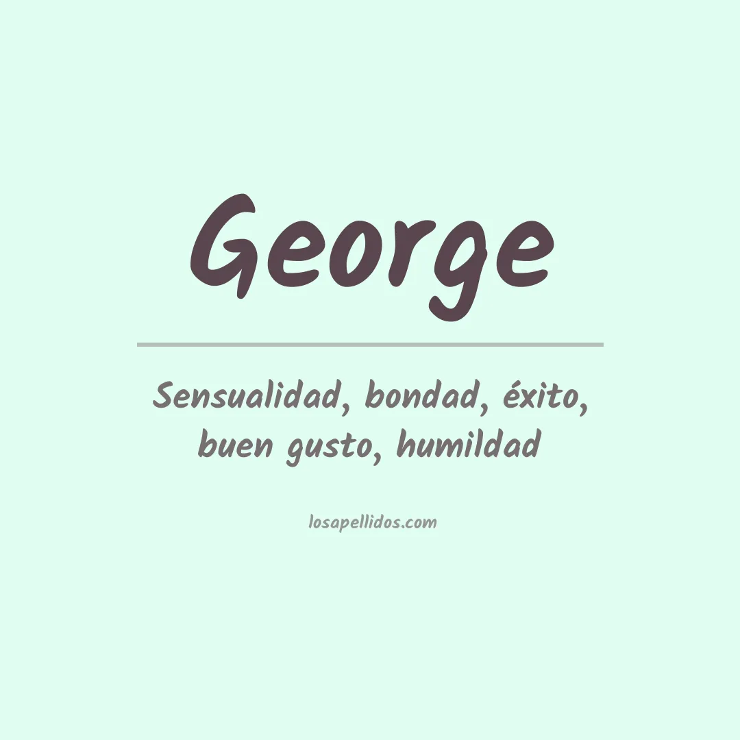Apellido George
