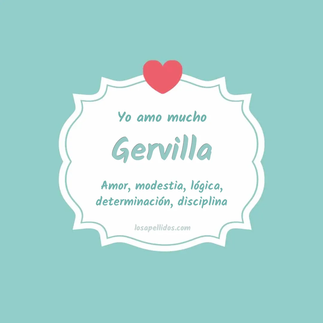 Yo amo mucho Gervilla