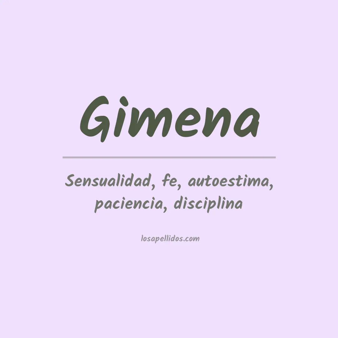Significado del Apellido Gimena