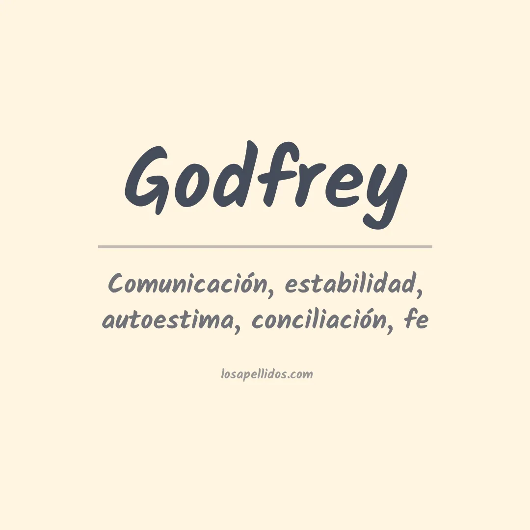 Significado del Apellido Godfrey