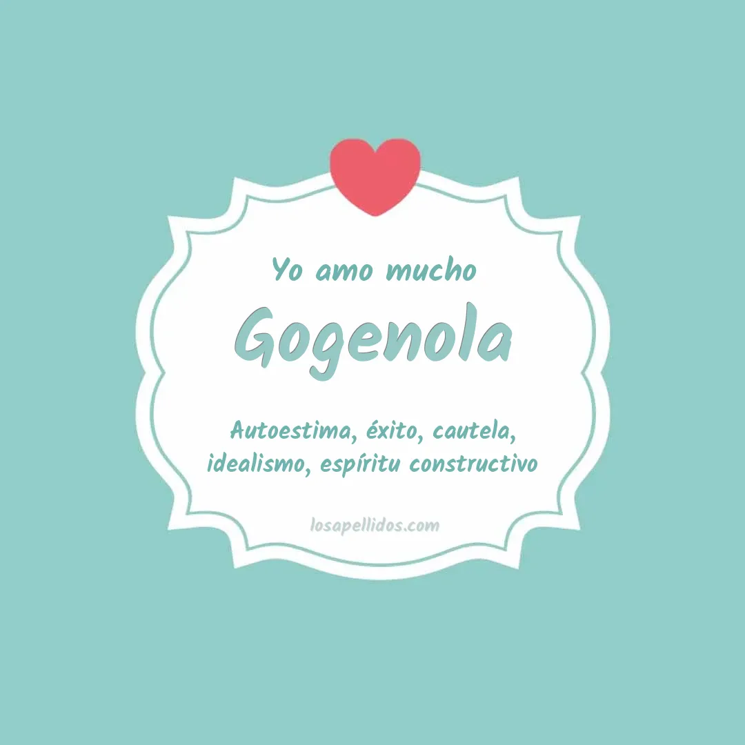 Yo amo mucho Gogenola