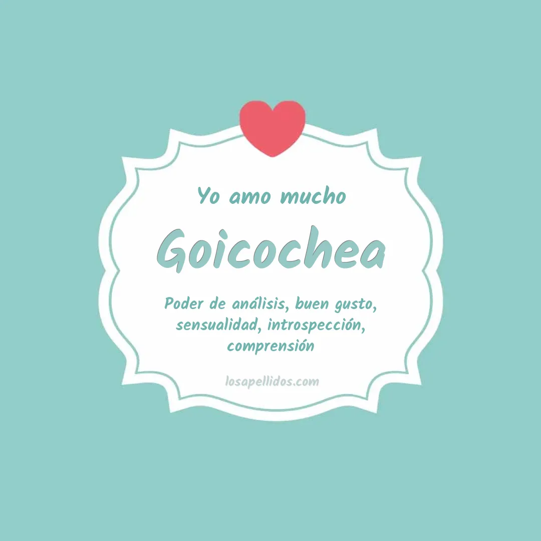 Yo amo mucho Goicochea